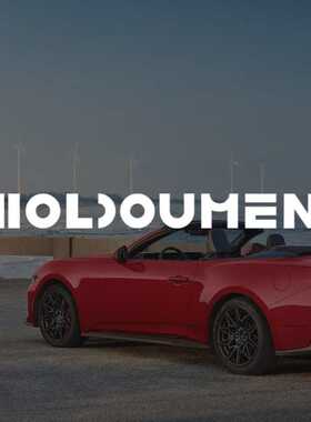 HOLDOUMEN汽车车贴十个勤天潮牌LOGO组合周边电动车行李箱贴纸