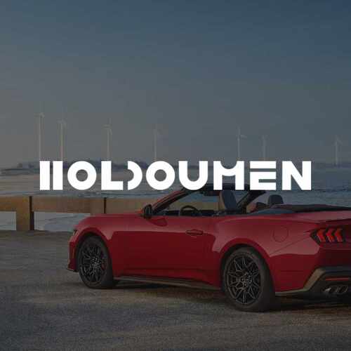 HOLDOUMEN汽车车贴十个勤天潮牌LOGO组合周边电动车行李箱贴纸
