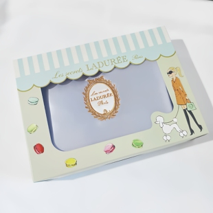 现货化妆包马卡龙女手拿包旅行收纳便携随身包日本LADUREE拉杜丽