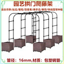 拱门爬藤架 葡萄铁线莲架种植架种植箱 拱形花架温室骨架黄瓜藤架