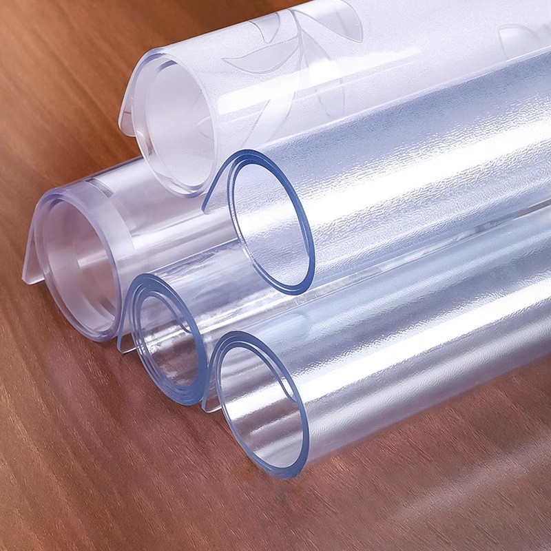 水晶板塑料pvc办公透明桌垫