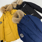 派克服羽绒服情侣款 2025冬季 工装 防风加厚真貉子毛连帽大口袋外套