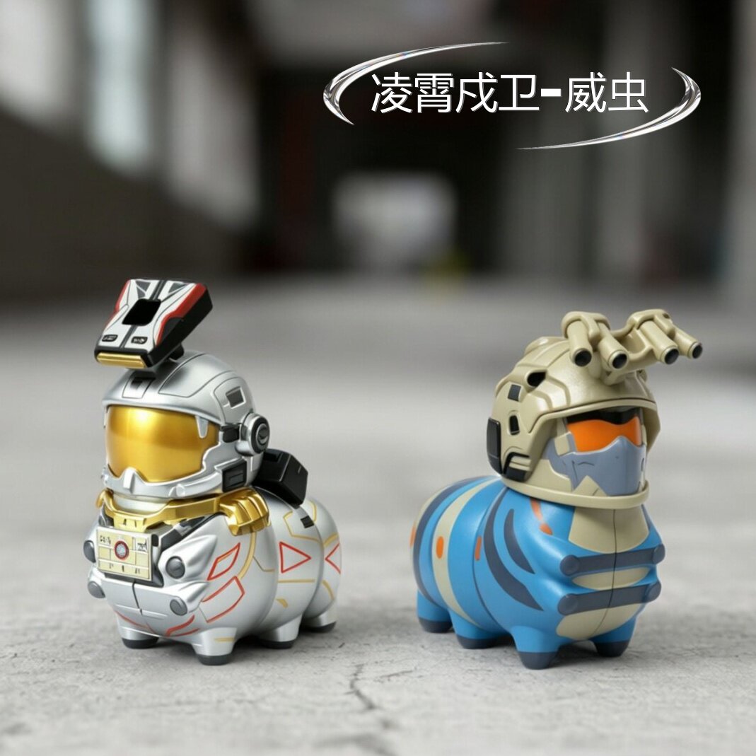 威虫手办三角洲行动凌霄戍卫威龙摆件头盔可拆生日儿童节玩具礼物