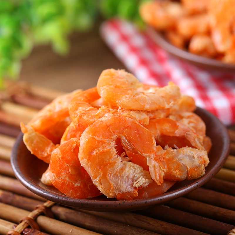 品质好货新货山东特产淡晒大虾仁250g金钩大海米500g虾米海鲜干货