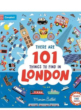 【现货】伦敦有101件东西可找 There Are 101 Things to Find in London 原版英文儿童趣味图书
