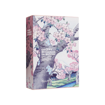 【现货】【日本木版画名作】盛开的樱花 Cherry Blossoms in Bloom 原版英文艺术画册画集 Rizzoli 进口图书