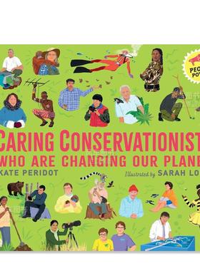 【预售】改变地球的环保主义者 Caring Conservationists Who Are Changing Our Planet英文儿童绘本原版图书外版进口书籍Kate Pe