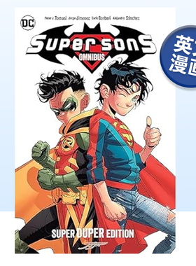 DC漫画 超级之子 Super Sons Omnibus 精装 英文漫画书原版进口图书美漫书籍 蝙蝠侠和超人 超凡双子 Superboy Robin可单拍
