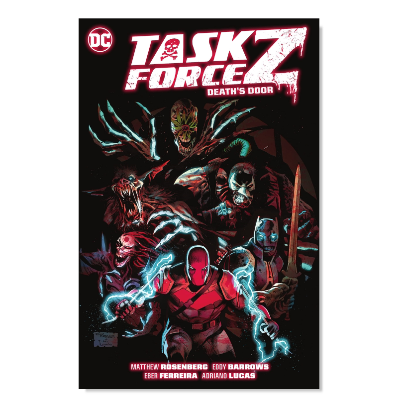 【现货】DC漫画 Z特遣队卷1 Task Force Z 1:Death's Door 精装 红头罩 阿卡姆骑士 英文漫画书原版进口图书超级英雄系列美漫书籍 - 白底图