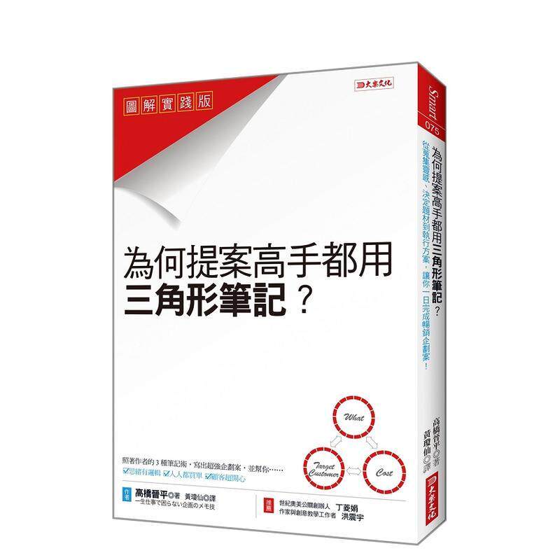 【现货】为什么提案高手都用 三角形笔记？：从搜集灵感、决定题材到执行方案， 让你一日完成畅销企划案！原版进口图书书籍