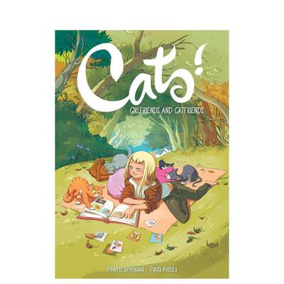【预售】猫咪！女朋友和猫朋友 卷2 Cats! Girlfriends and Catfriends 原版英文儿童漫画 养猫乐趣 儿童青少年幽默图像小说图书