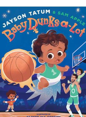 【预售】NBA 杰森·塔图姆 人物传记 Baby Dunks-A-Lot 原版英文儿童绘本