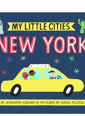 【现货】【我的小城市】纽约 My Little Cities: New York 原版英文儿童绘本图书