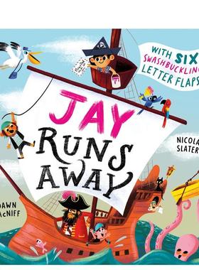 【预售】杰伊离家记 Jay Runs Away 原版英文儿童绘本 进口图书书籍