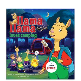 LLaMa 美洲驼喜欢野营 LOVES CaMPING 英文儿童绘本图书 原版 现货
