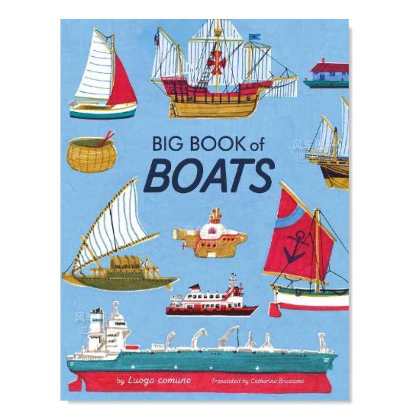 【预售】船舶大书 Big Book of Boats 英文原版儿童绘本故事书 进口童书