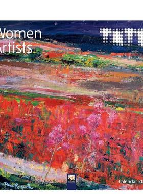 【预售】泰特美术馆：女性艺术家 2026年挂历（艺术日历）Women Artists Wall Calendar 2026 (Art Calendar) 原版日历 进口图书