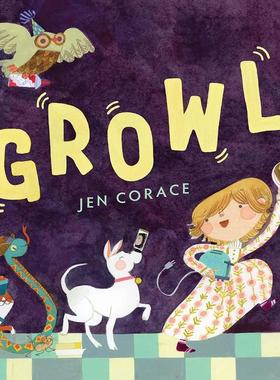 【预售】Growl，午夜零食图书书籍