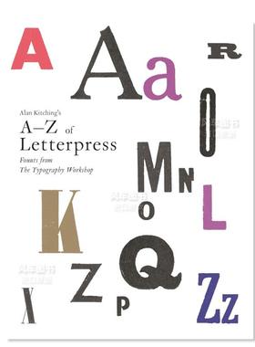 【现货】Alan Kitching: A Life in Letterpress,艾伦·基廷:活版印刷的生涯英文字体图案标志设计 原版图书外版进口书籍