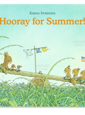 【预售】夏天万岁 Hooray for Summer!英文儿童绘本原版图书外版进口书籍 Iwamura, Kazuo