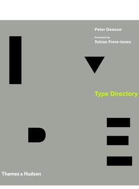 【现货】字体目录 Type Directory 原版英文字体图案标志设计图书