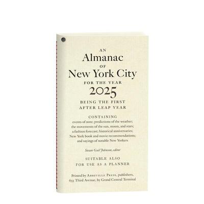 【预售】2025年纽约市年鉴 An Almanac of New York City for the Year 2025 原版英文生活综合图书书籍