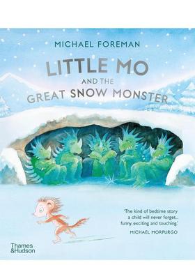 【预售】【凯特格林纳威奖得主Michael Foreman】小莫和大雪怪 Little Mo and the Great Snow Monster 原版英文儿童绘本图书