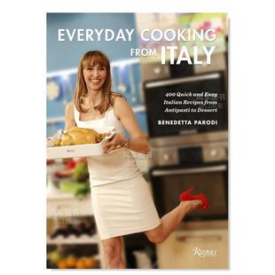 Everyday 书籍 图书进口外版 Quick 现货 意大利400个简餐食谱 and from Cooking Recipes英文原版 Italy Easy 400
