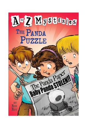 【现货】A-Z之谜：熊猫之谜 A to Z Mysteries: The Panda Puzzle 英文原版儿童章节书少儿英语启蒙读物书籍7-10岁