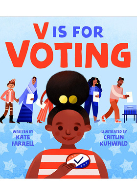 【现货】V is for Voting V代表投票 英文原版儿童启蒙绘本进口图书书籍