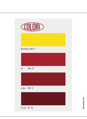【预售】色彩：艺术中的色彩情感 Colori : Emotions of Color in Art 原版英文艺术画册画集图书