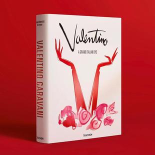 史诗 进口图书 TASCHEN Epic 现货 华伦天奴：意大利时尚 原版 Valentino. 设计 Grand 英文时尚 Italian