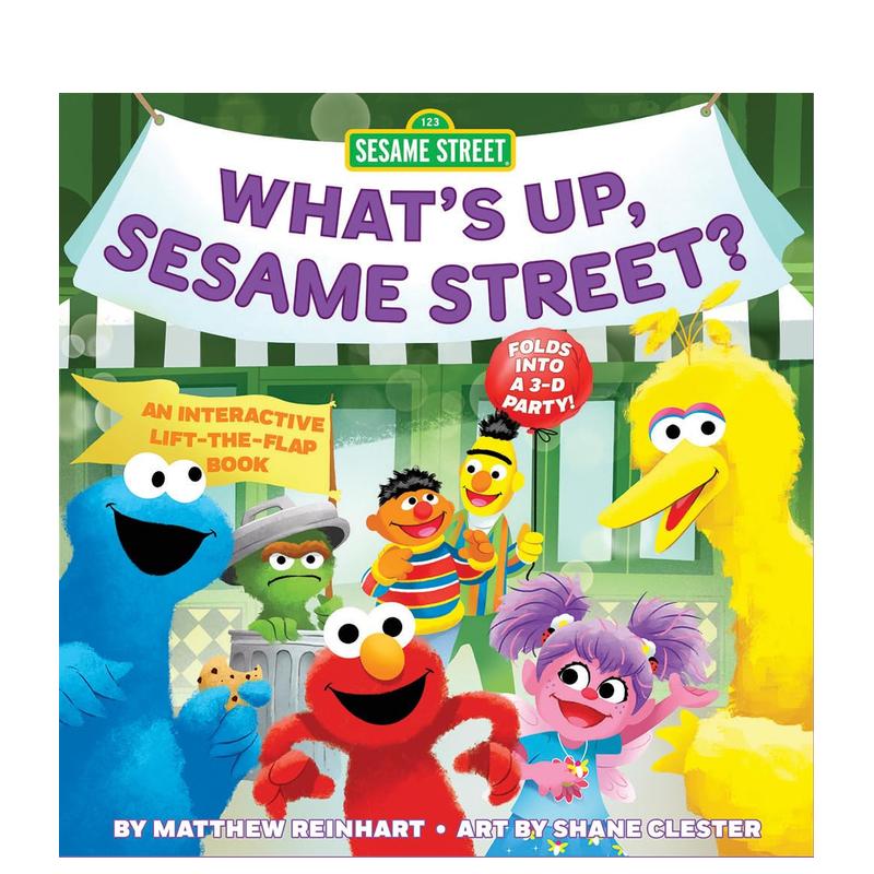 怎么了，芝麻街  立体书大师M