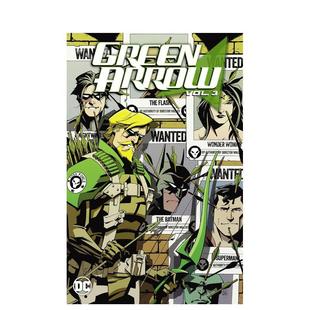 【现货】英文漫画 绿箭侠 卷3：绝路反击 Green arrow vol. 3: against The Wall 原版英文图书