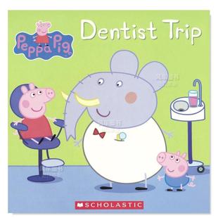 看牙医 Peppa 图书进口外版 现货 书籍 Trip英文原版 小猪佩奇 Dentist Pig