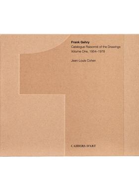 【预售】弗兰克·盖里：绘画作品全集 卷一1954-1978 Frank Gehry:Vol I 普利兹克奖得主 原版英文建筑设计图书