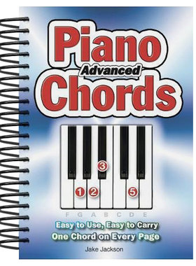 【现货】Advanced Piano Chords Easy to Use, Easy to Carry, One Chord on Every Page 钢琴进阶和弦 英文原版音乐乐器学习