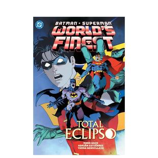 Batman DC漫画图书书籍 蝙蝠侠 英文漫画书 原版 Superman 精装 卷7：日蚀全开 超人：世界之巅 现货