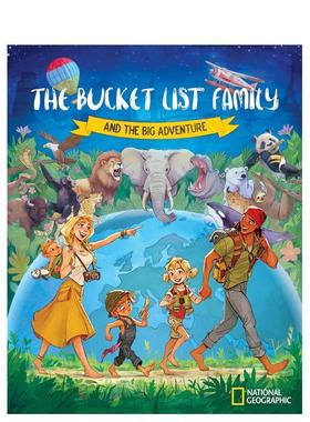 【预售】愿望清单家族：环球大冒险 The Bucket List Family 原版英文儿童绘本 温馨家庭故事图书书籍