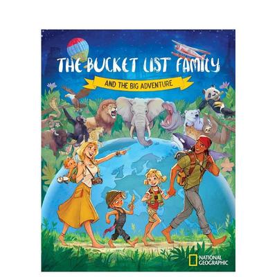【现货】愿望清单家族：环球大冒险 The Bucket List Family 原版英文儿童绘本 温馨家庭故事图书书籍