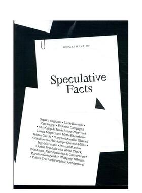 【现货】推测性事实 Speculative Facts 原版英文社会科学图书