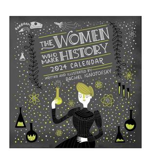 【现货】创造历史的女性：2024 年挂历 Women Who Make History 2024 Wall Calendar 原版日历图书