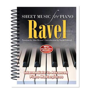 for 图书 拉威尔：钢琴乐谱 进口外版 英文原版 Piano Music Sheet Ravel 现货
