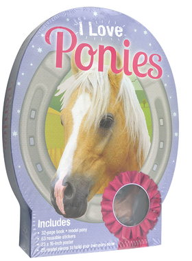 【现货】I Love Ponies 我喜欢：小马 儿童游戏套装 英文原版亲子互动适合3-6岁进口图书书籍