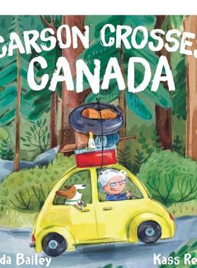 【预售】横跨加拿大 Carson Crosses CanadaCarson 原版英文儿童绘本图书