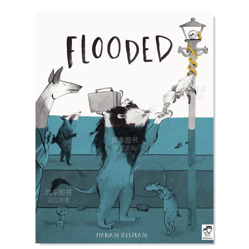 淹没Flooded英文儿童绘本原版图