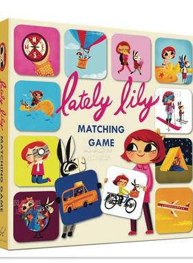 【现货】【Matching Game】Lately Lily，【对号入座游戏】最近的丽丽英文儿童趣味 原版图书外版进口书籍