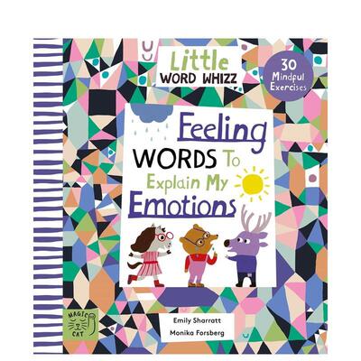 【现货】小词匠:关于情绪和知觉的词汇 【Little Word Whizz】Feeling Words to Explain my  原版英文儿童自然拼读图书书籍