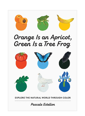 【现货】橙是杏，绿是树蛙Orange Is an Apricot, Green Is a Tree Frog 3-6岁儿童视觉色彩启蒙绘画绘本画集 英文原版 进口图书