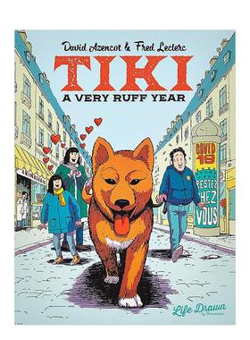 【预售】英文漫画 【2023哈维奖*佳国际图书】Tiki: 艰难的一年 Tiki: A Very Ruff Year 原版英文漫画图书书籍